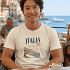 Italia 1960 Vintage Tee - Retro Coastal Italy T-Shirt Amalfi Coast Italy graphic tee Marequi Club