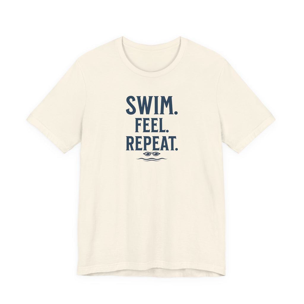 SWIM. FEEL. REPEAT. T-Shirt beach graphic tee Marequi Club