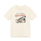 Slow Evenings, Warm Nights - Vintage Positano T-Shirt Amalfi Coast Italy graphic tee Marequi Club