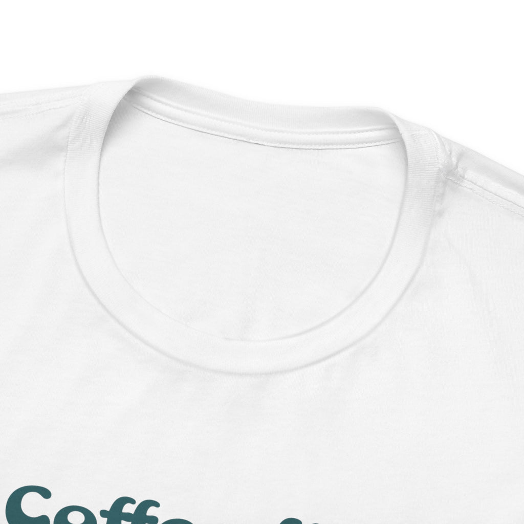 Coffee First, Ocean Second Tee — Coastal Coffee Lover T-Shirt beach graphic tee Marequi Club