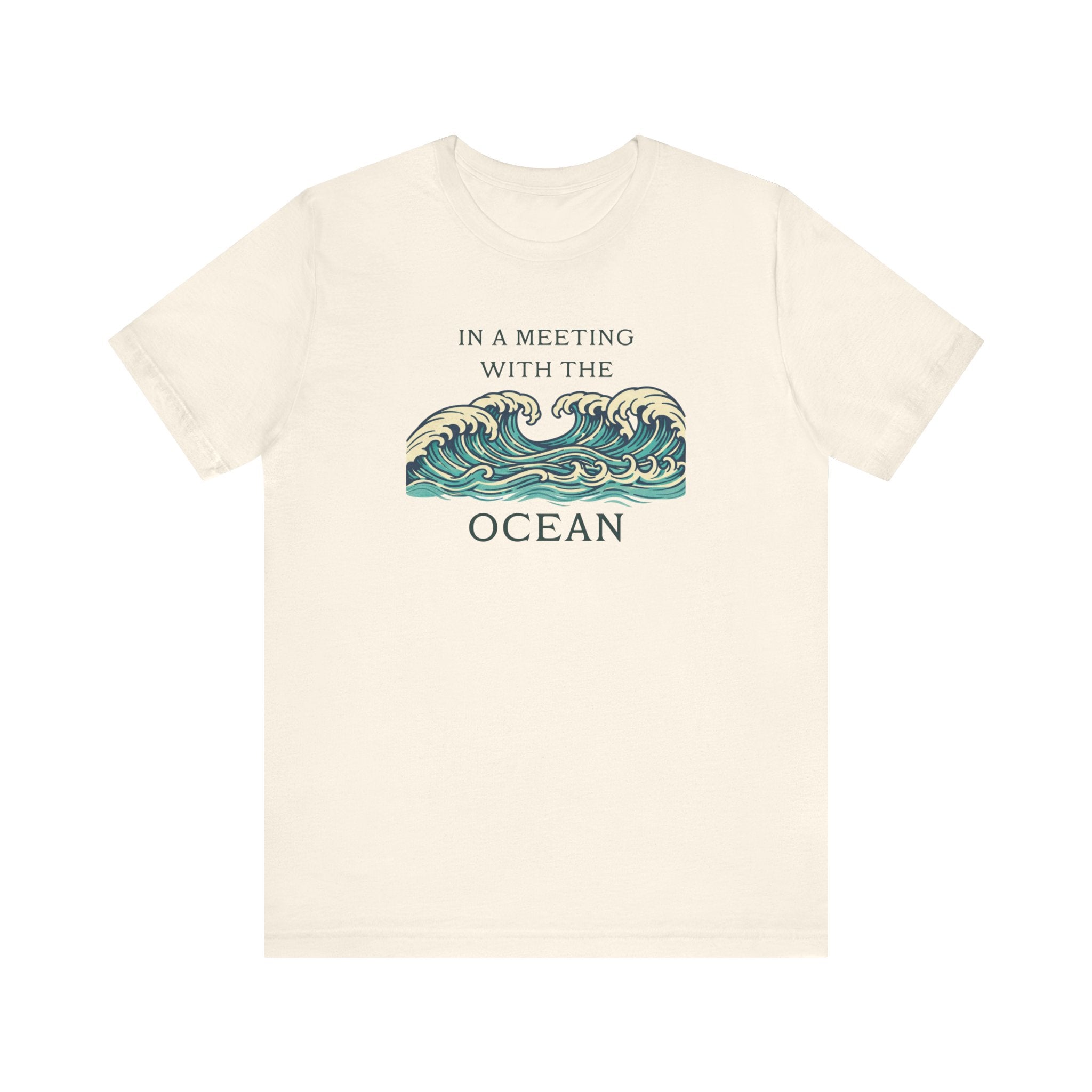 Ocean Waves - OCEAN MEETING T - SHIRT beach graphic tee Marequi Club