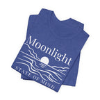 Moonlight State of Mind T-Shirt - Moon & Waves beach graphic tee Marequi Club