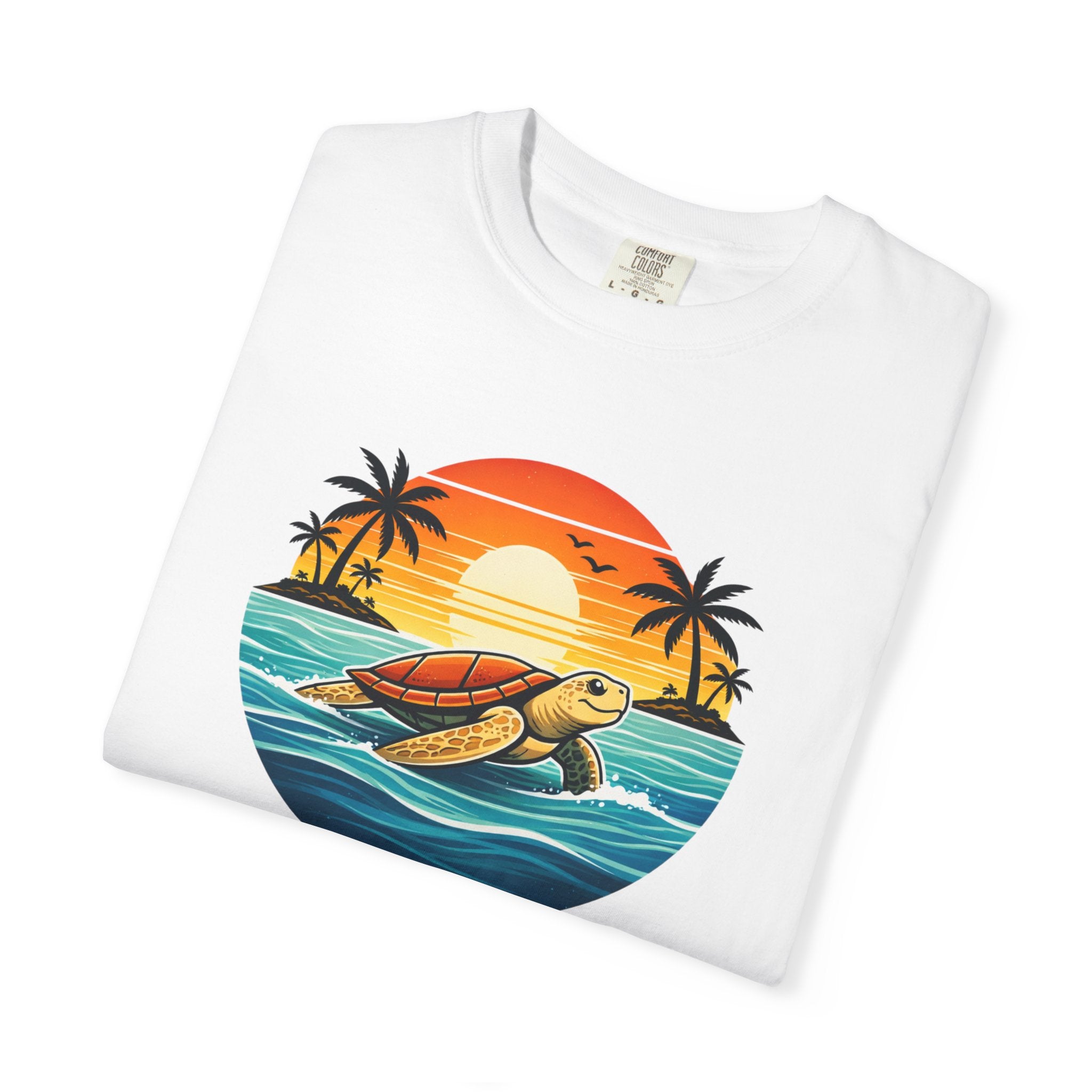 OCEAN PEACE TURTLE TEE - MARE QUI CLUB