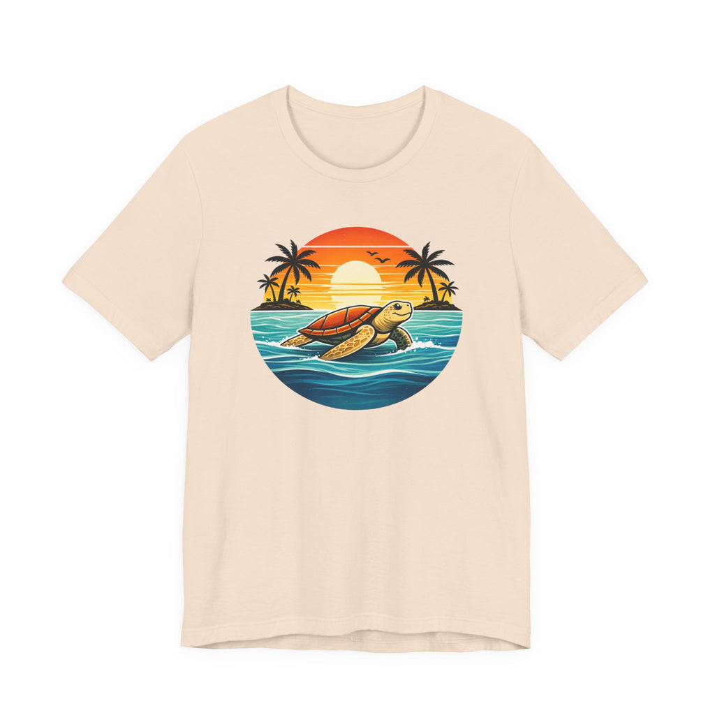 Ocean Peace Turtle Tee - Tropical Beach Graphic Tee beach graphic tee Marequi Club