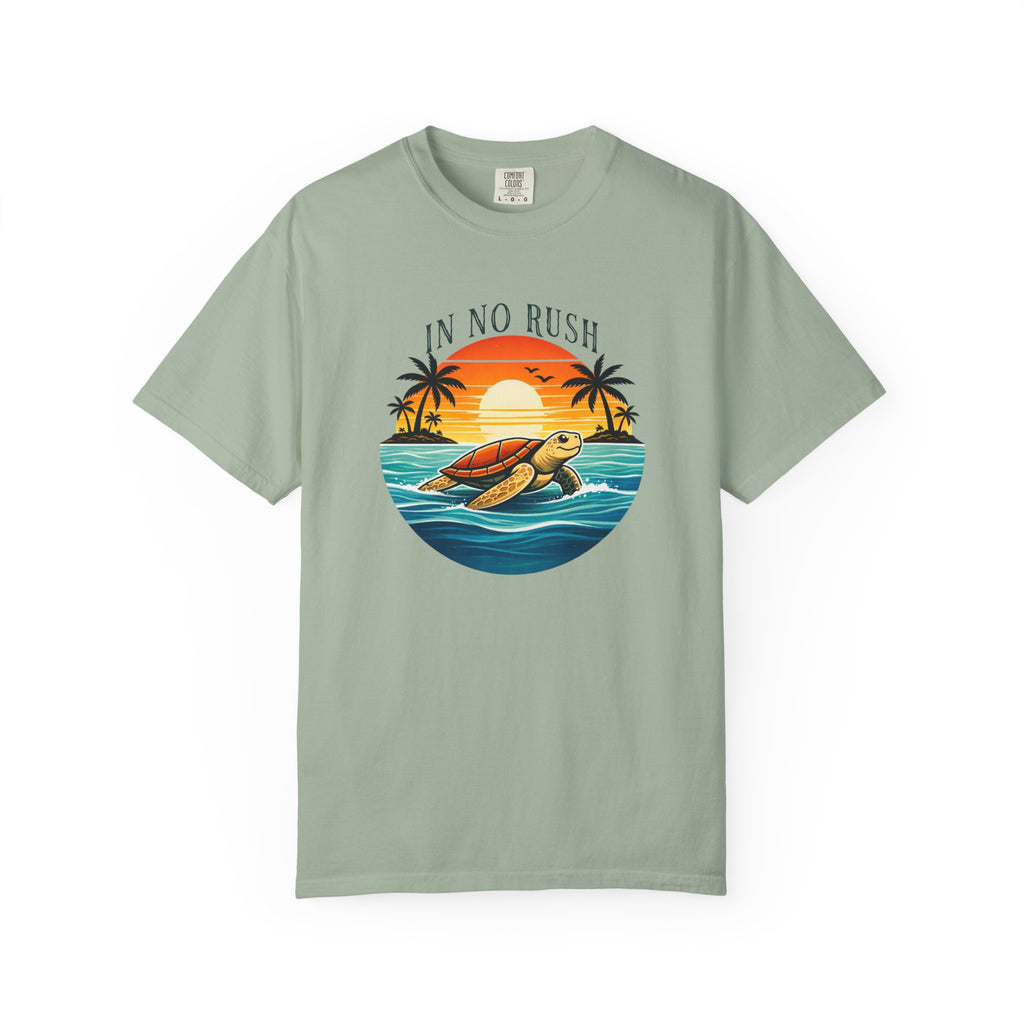 IN NO RUSH T-SHIRT | VINTAGE | BEACH |TURTLE - MARE QUI CLUB