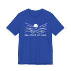 Sea State of Mind T-Shirt - Coastal Sunset Design beach graphic tee Marequi Club