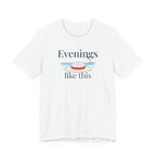 Evenings Like This Graphic T-Shirt, Coastal Beach Moonlight Tee beach graphic tee Marequi Club