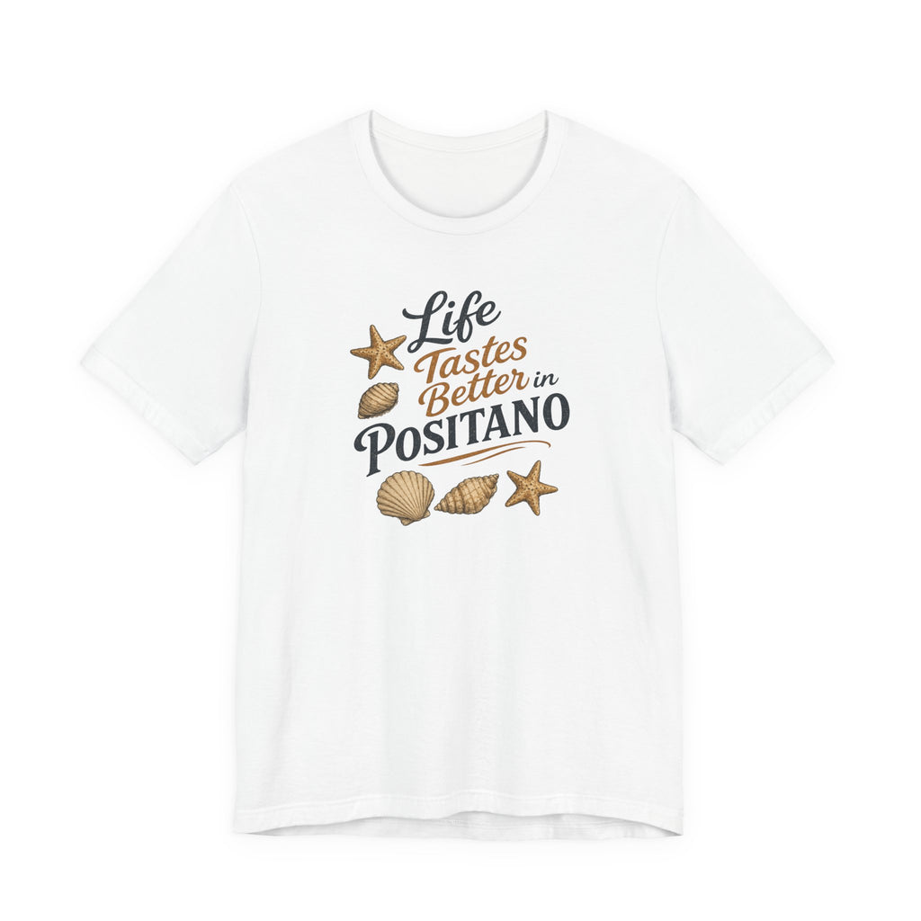 Life Tastes Better in Positano T-Shirt beach graphic tee Marequi Club