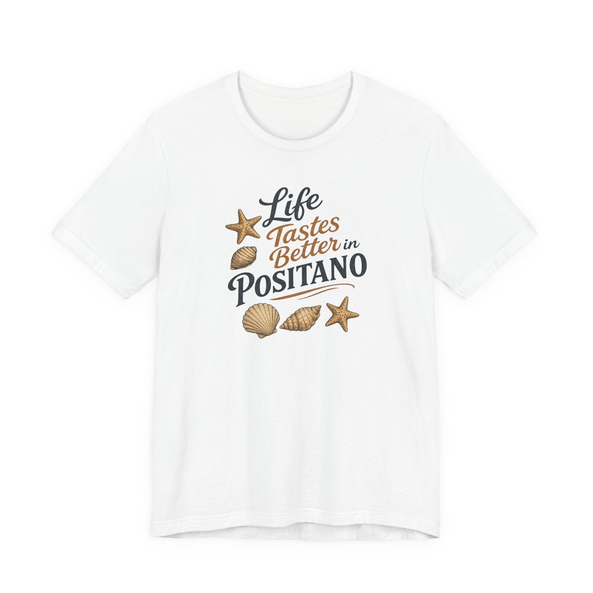 Life Tastes Better in Positano T-Shirt beach graphic tee Marequi Club