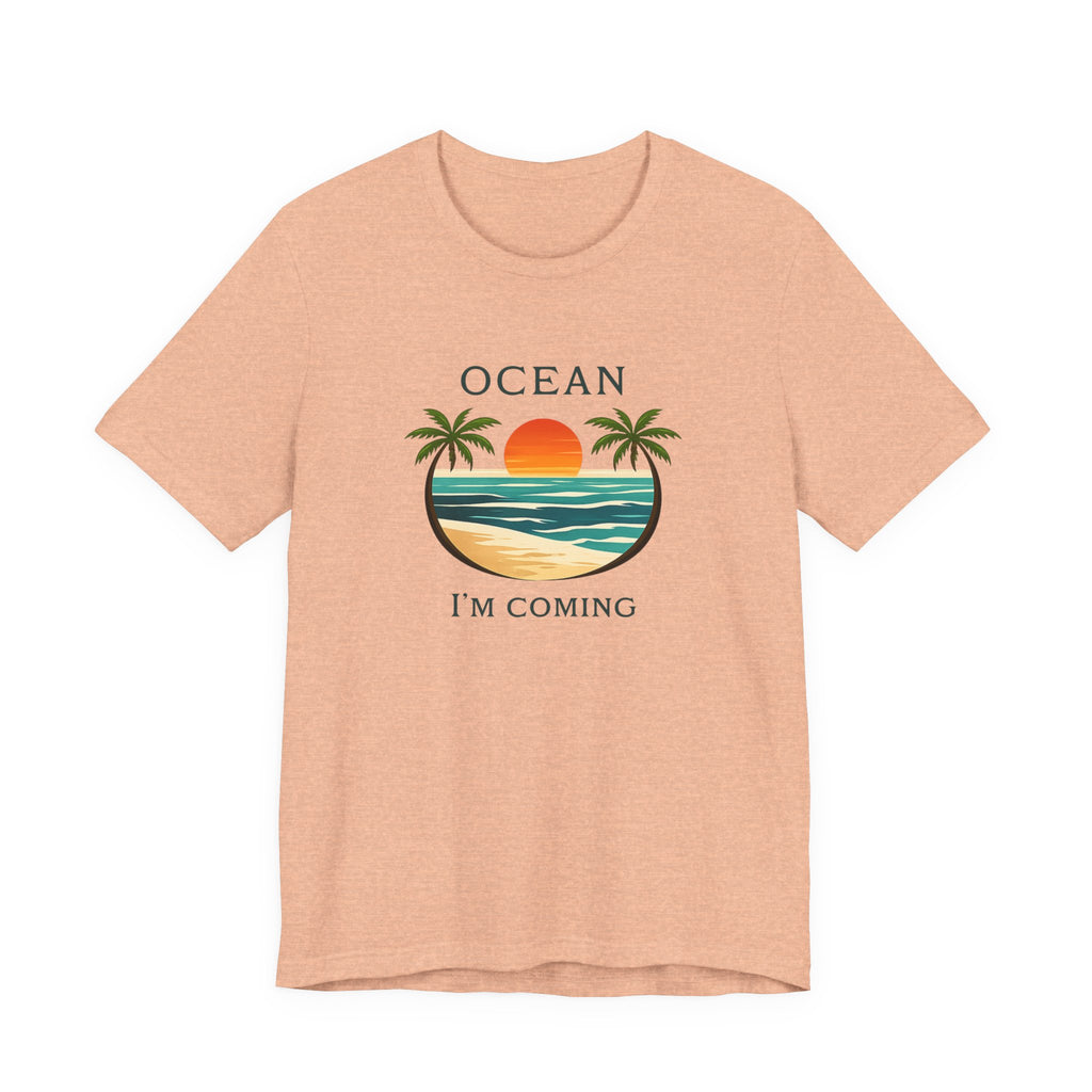 Ocean I’m Coming T-Shirt | Vintage Beach Graphic Tee – MARE QUI CLUB