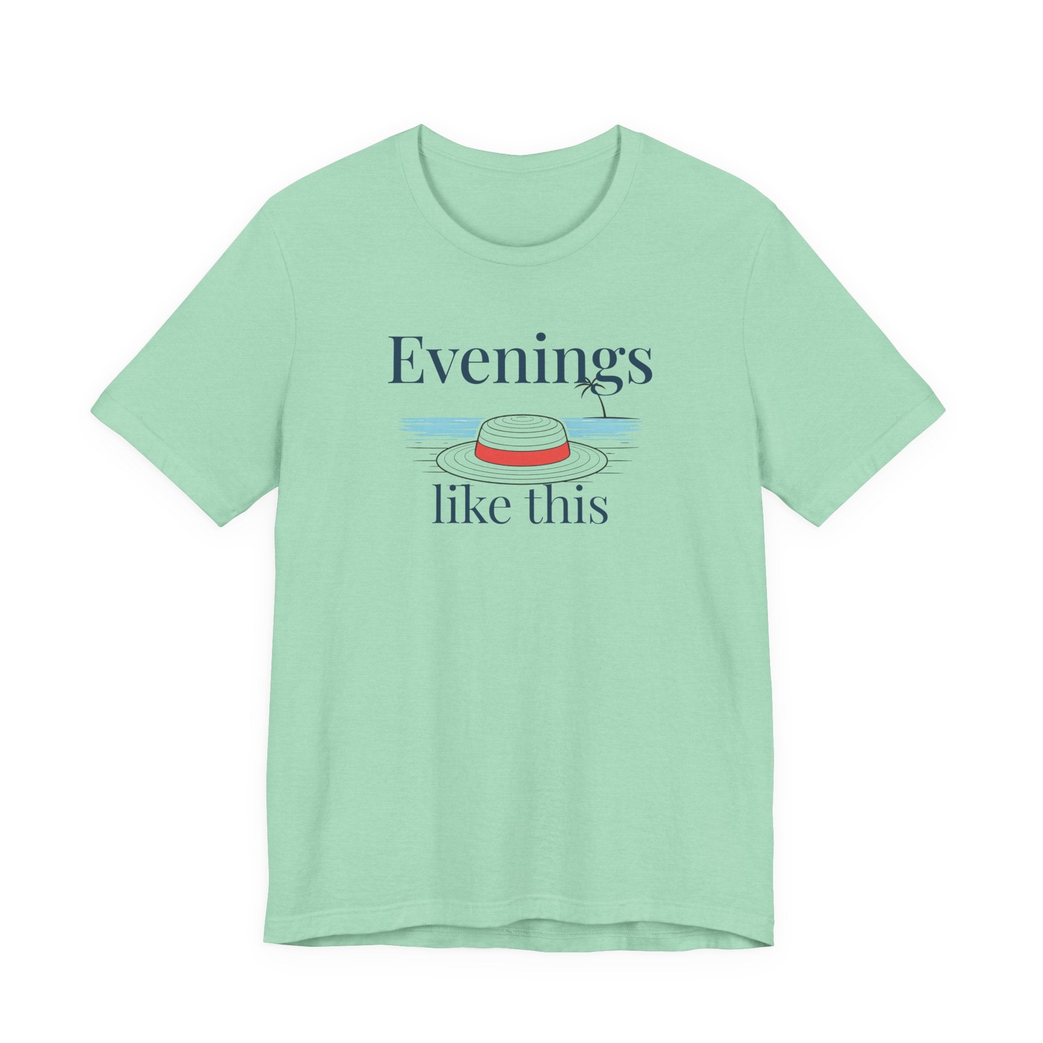 Evenings Like This Graphic T-Shirt, Coastal Beach Moonlight Tee beach graphic tee Marequi Club
