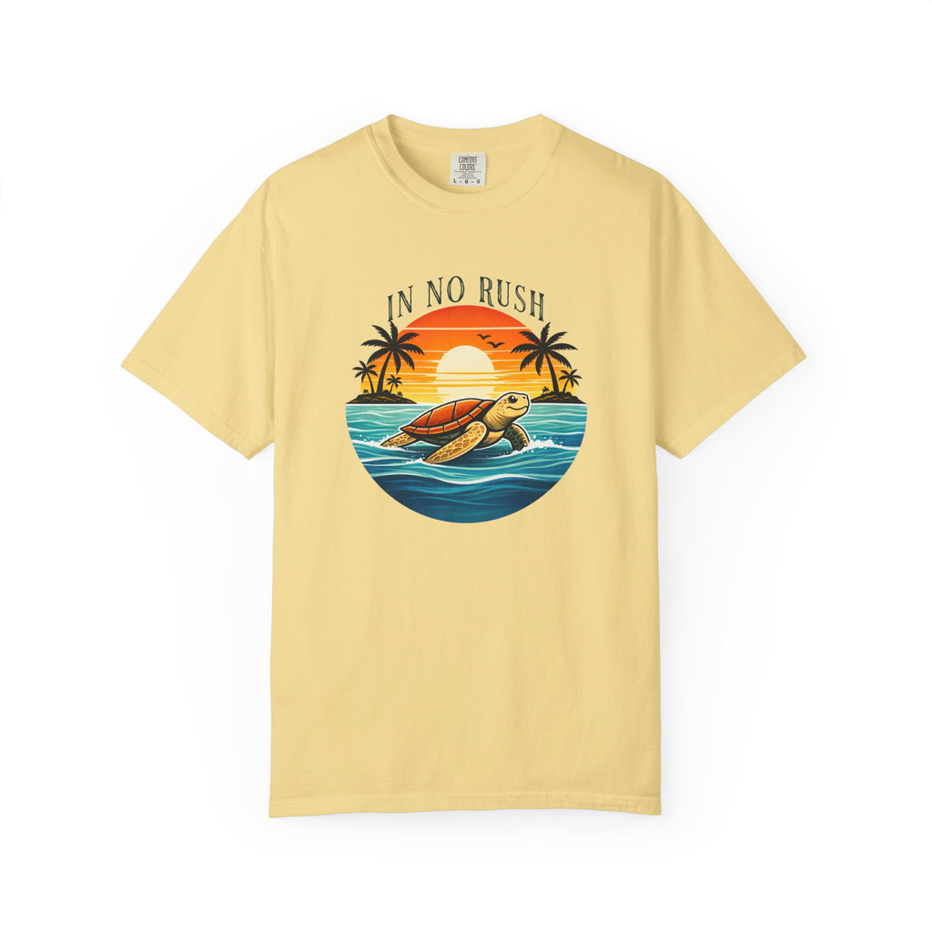 IN NO RUSH T-SHIRT | VINTAGE | BEACH |TURTLE - MARE QUI CLUB
