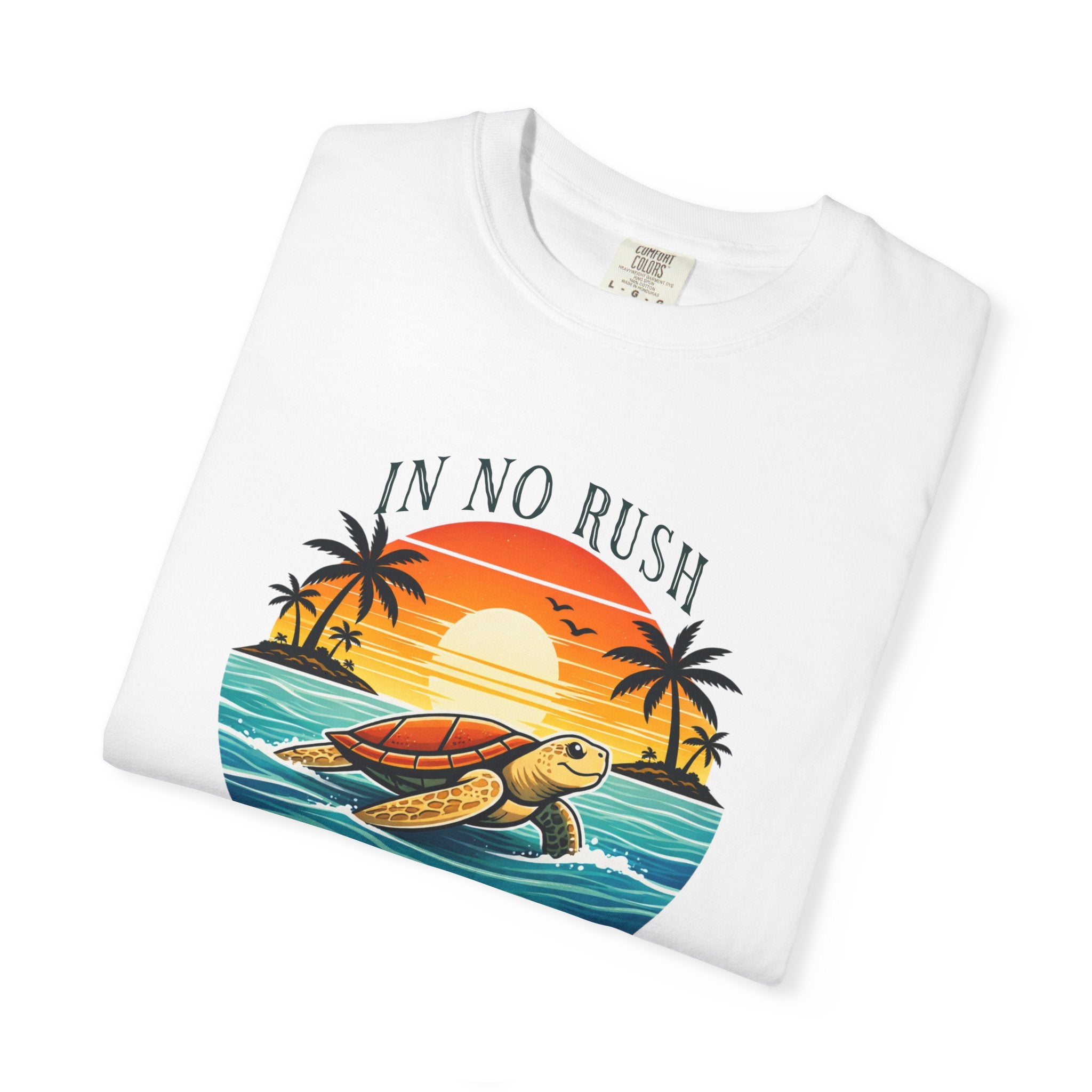 IN NO RUSH T-SHIRT | VINTAGE | BEACH |TURTLE - MARE QUI CLUB