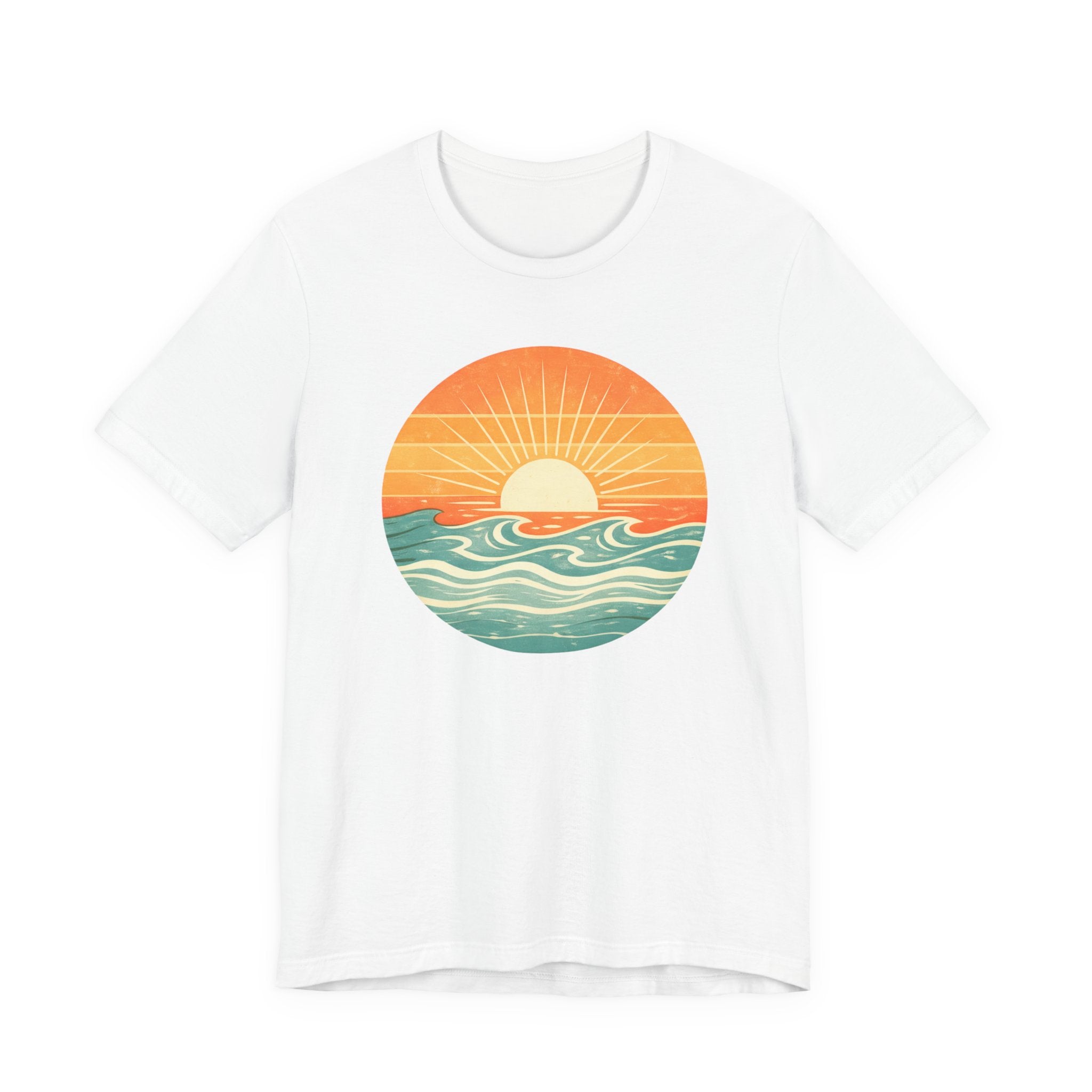OCEAN SUNSET T - SHIRT beach graphic tee Marequi Club