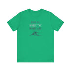 FIND ME WHERE THE WAVES ARE T - SHIRT beach graphic tee Marequi Club