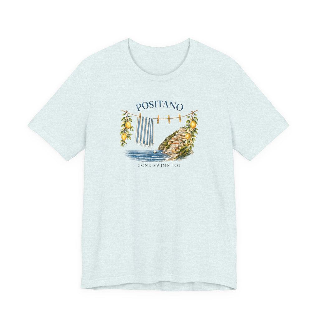 Positano Gone Swimming Vintage Amalfi Coast T-Shirt 🇮🇹 Amalfi Coast Italy graphic tee Marequi Club