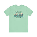 Ocean Waves - OCEAN MEETING T - SHIRT beach graphic tee Marequi Club
