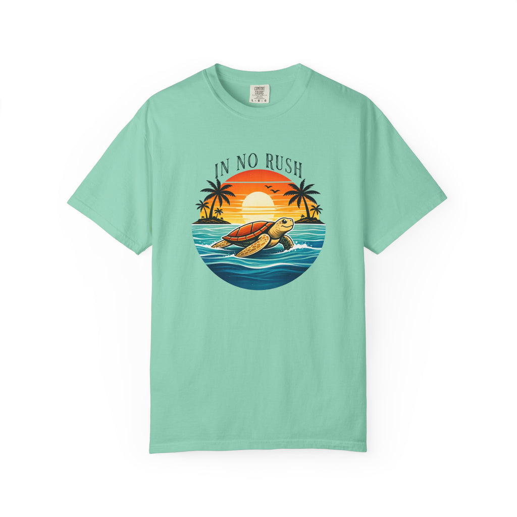IN NO RUSH T-SHIRT | VINTAGE | BEACH |TURTLE - MARE QUI CLUB
