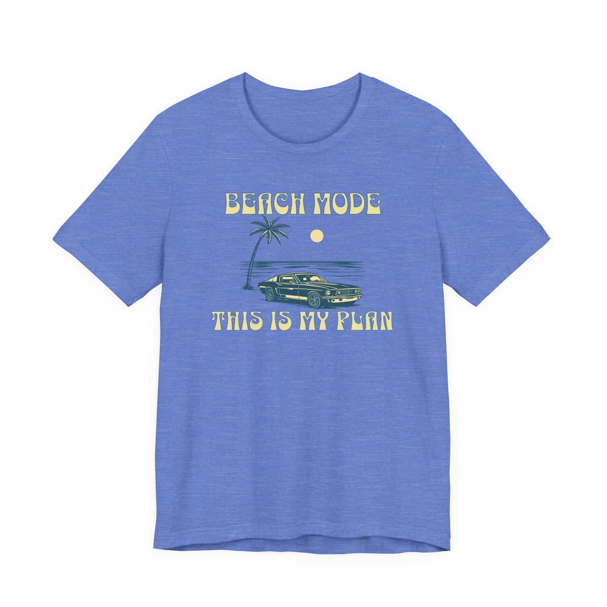 Beach Mode Plan Tee beach graphic tee Marequi Club