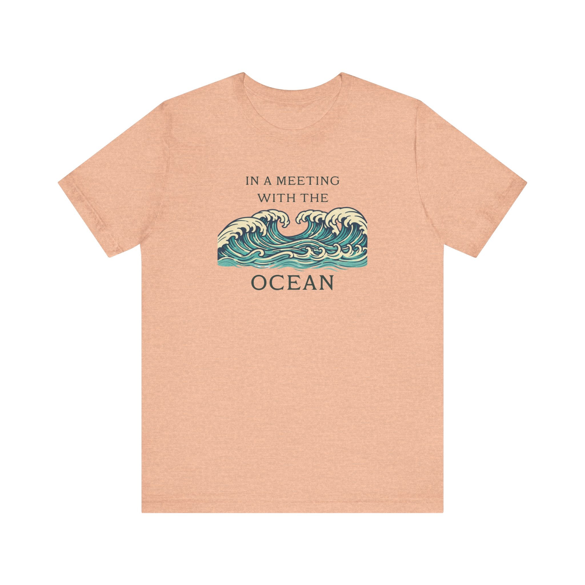 Ocean Waves - OCEAN MEETING T - SHIRT beach graphic tee Marequi Club