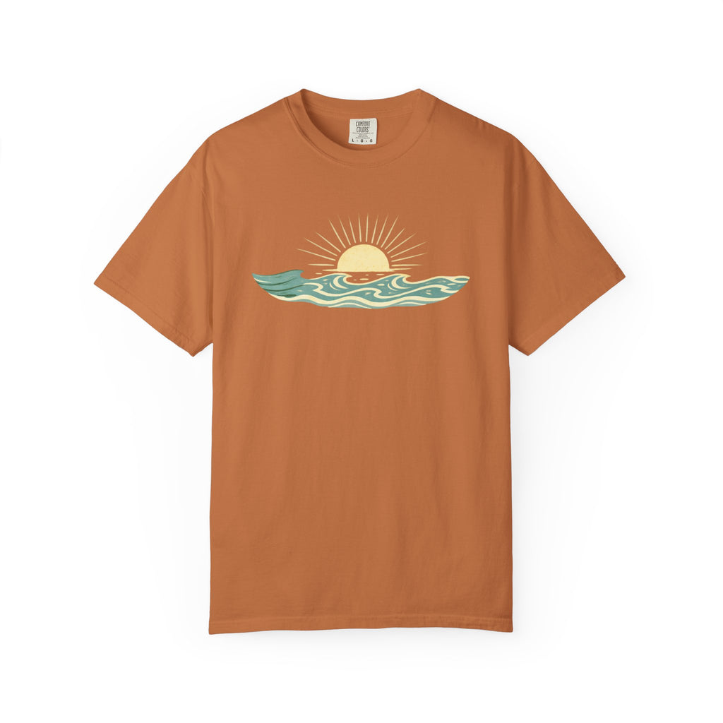 NO RUSH SUNSET TEE