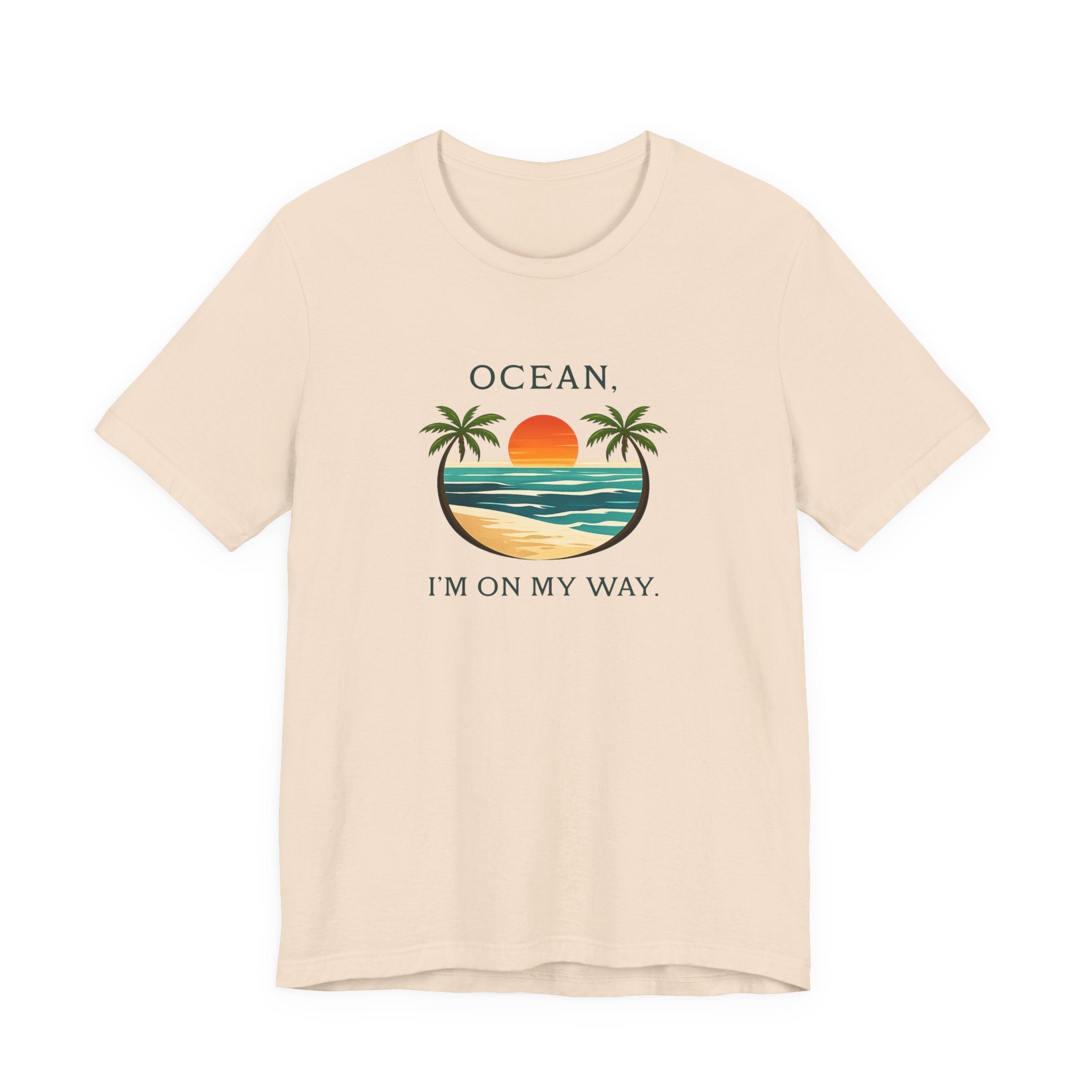 OCEAN, I’M ON MY WAY VINTAGE BEACH GRAPHIC T-SHIRT