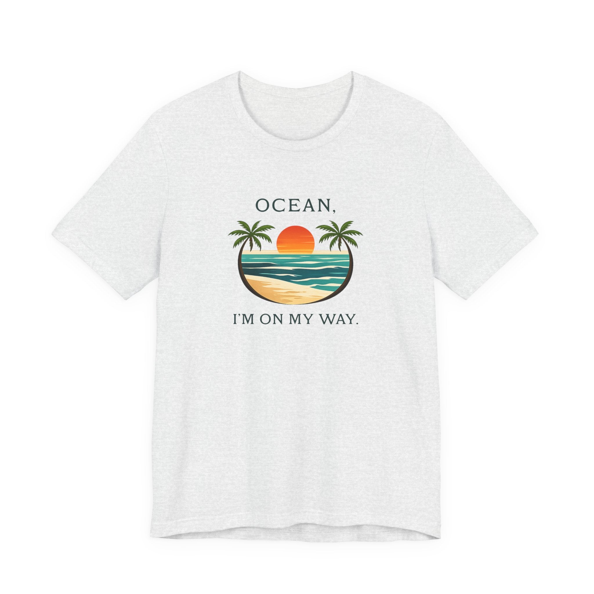 OCEAN, I’M ON MY WAY VINTAGE BEACH GRAPHIC T-SHIRT