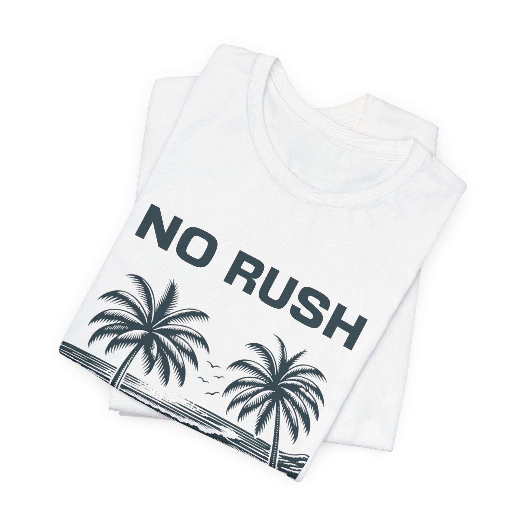 No Rush By The Sea Vintage Beach Graphic T-Shirt MARE QUI CLUB