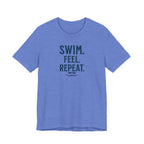 SWIM. FEEL. REPEAT. T-Shirt beach graphic tee Marequi Club