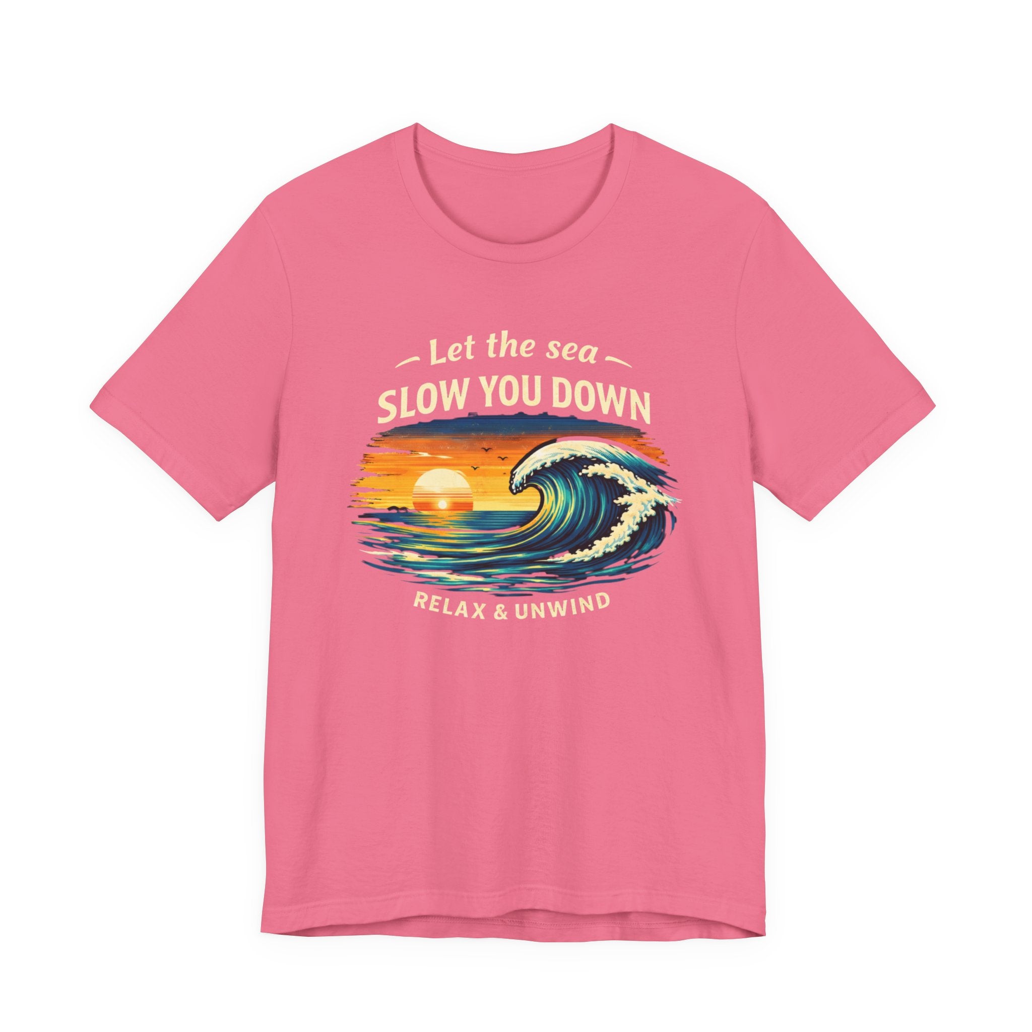 Let the sea slow you down T-shirt beach graphic tee Marequi Club