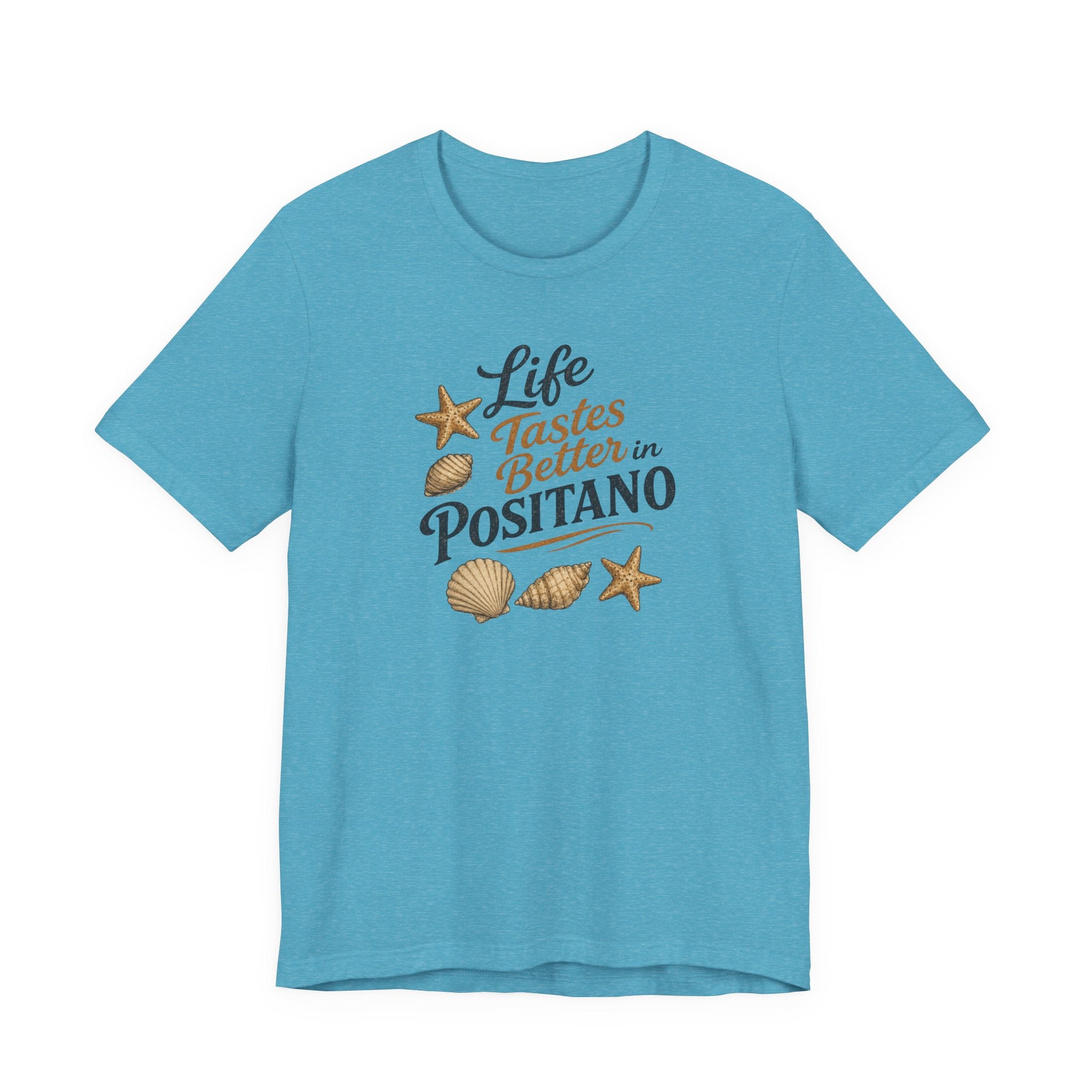 Life Tastes Better in Positano T-Shirt beach graphic tee Marequi Club