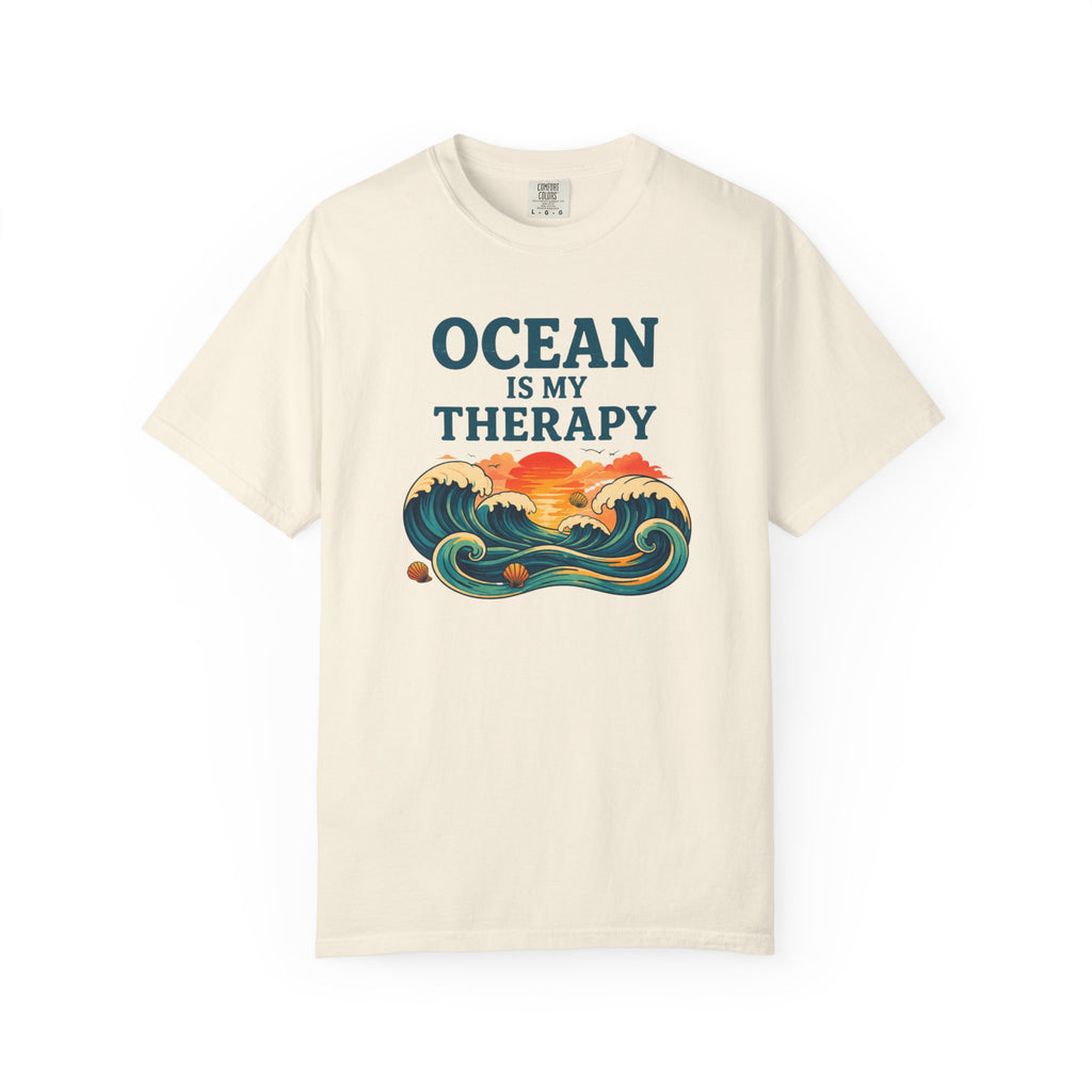OCEAN IS MY THERAPY - VINTAGE WAVE T-SHIRT