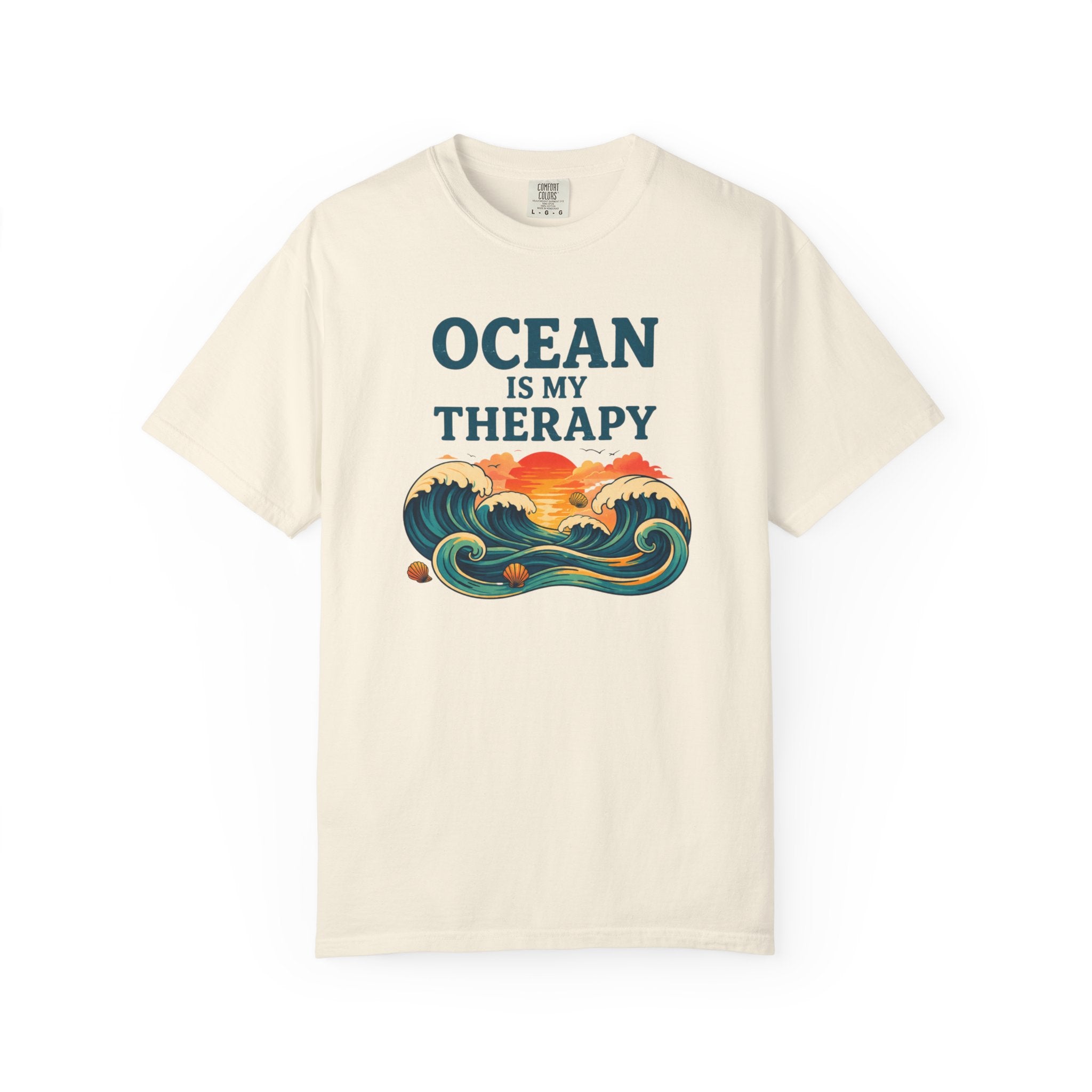 OCEAN IS MY THERAPY - VINTAGE WAVE T-SHIRT