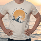 Daily Vitamin Sea Sunset Tee beach graphic tee Marequi Club