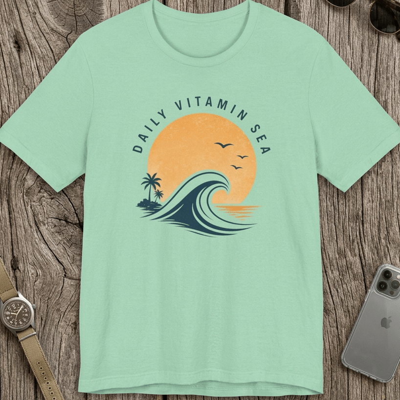 Daily Vitamin Sea Sunset Tee beach graphic tee Marequi Club