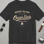 Rhode Island Heritage - Ocean State T-Shirt beach graphic tee Marequi Club