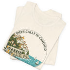 Physically in Chicago, Mentally on the Amalfi Coast Graphic T-Shirt beach graphic tee Marequi Club