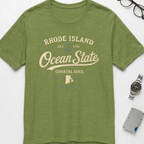 Rhode Island Heritage - Ocean State T-Shirt beach graphic tee Marequi Club