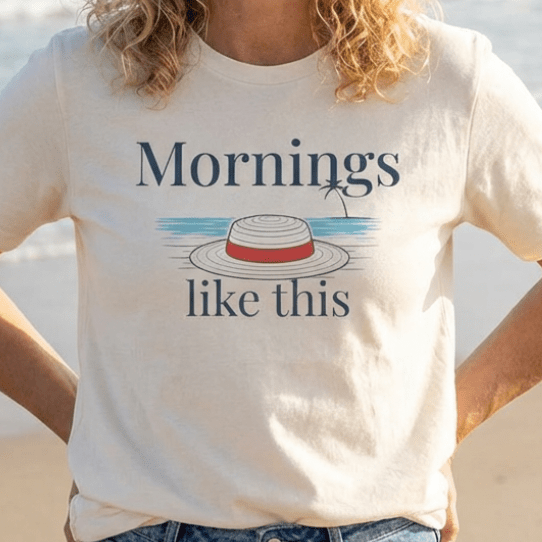 Mornings like this Graphic T-Shirt beach graphic tee Marequi Club