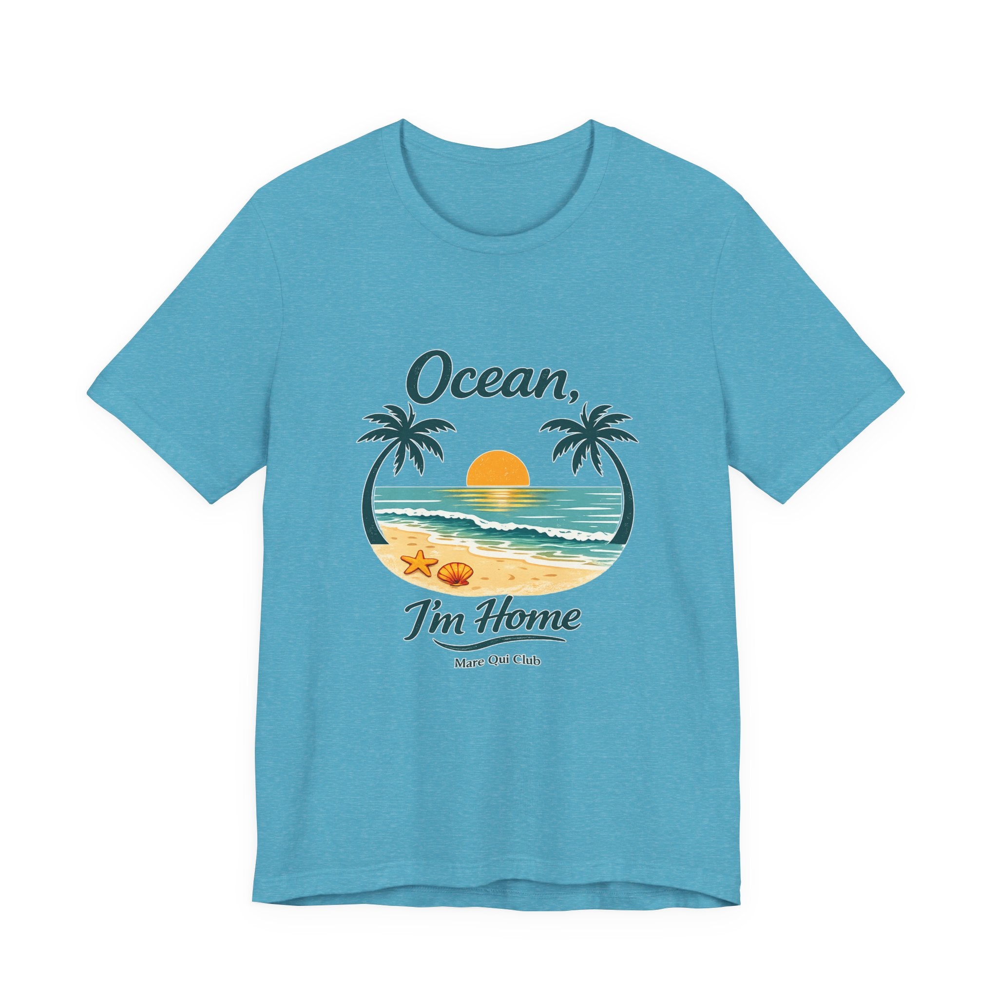 Ocean, I’m Home Vintage Beach Graphic T-Shirt MARE QUI CLUB