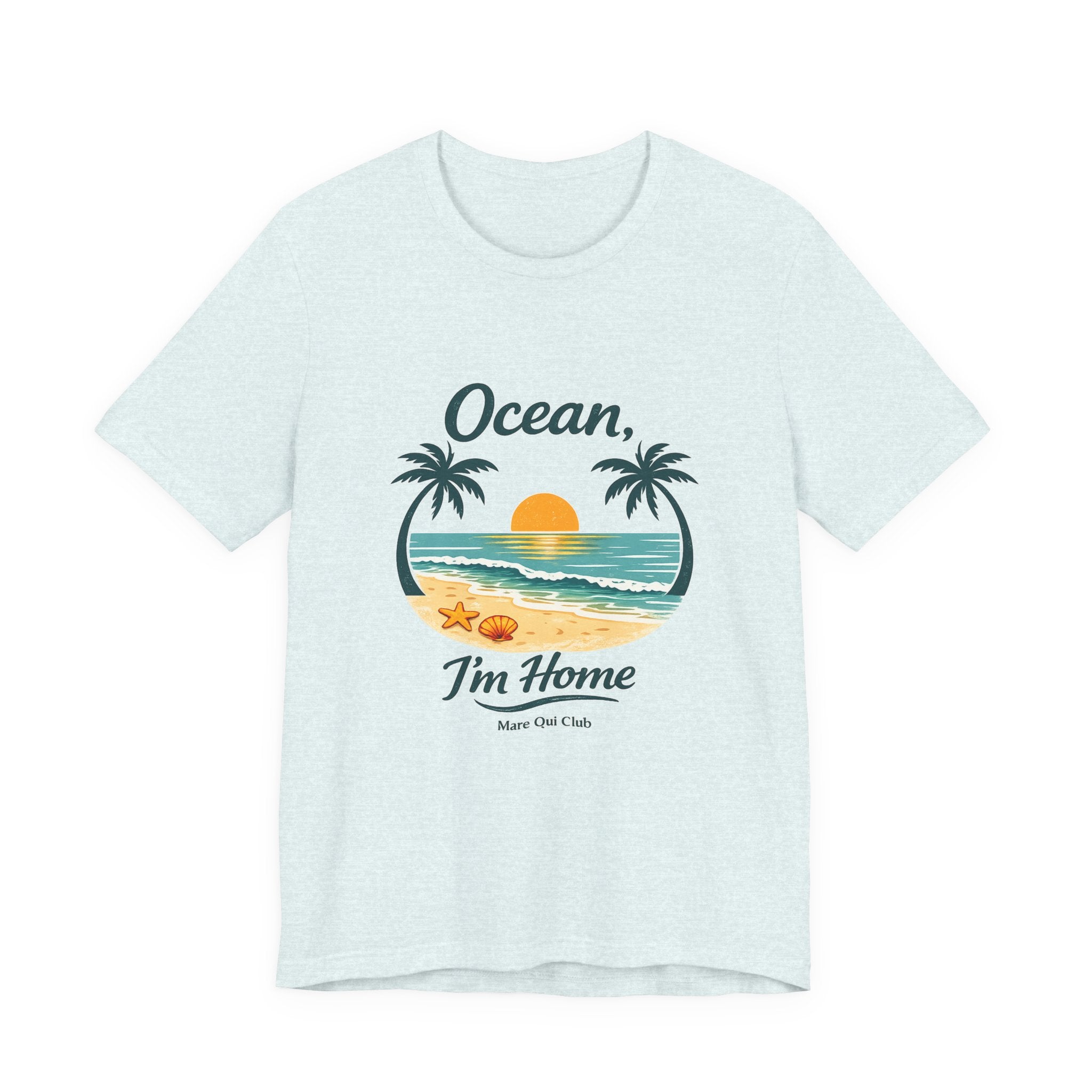Ocean, I’m Home Vintage Beach Graphic T-Shirt MARE QUI CLUB