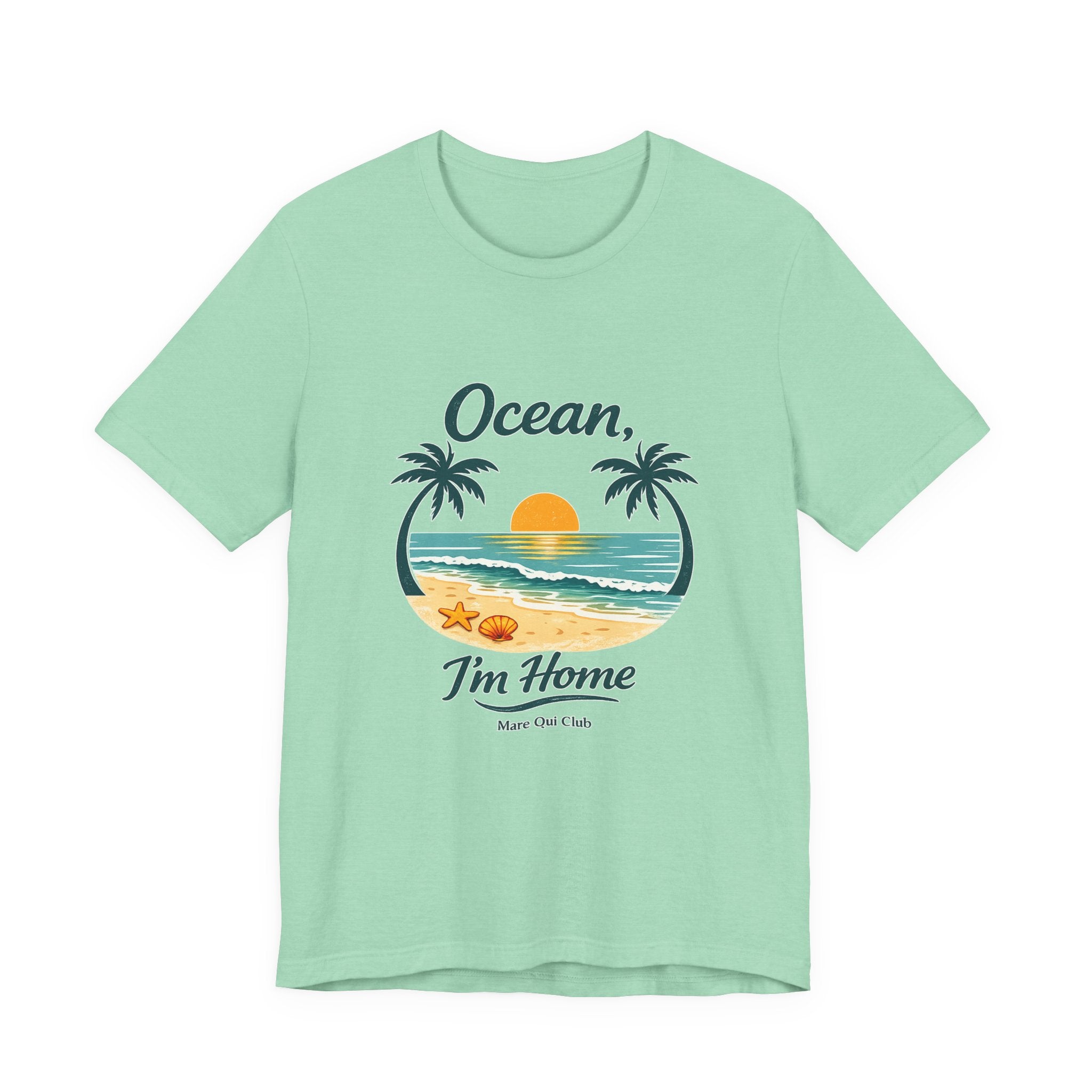 Ocean, I’m Home Vintage Beach Graphic T-Shirt MARE QUI CLUB