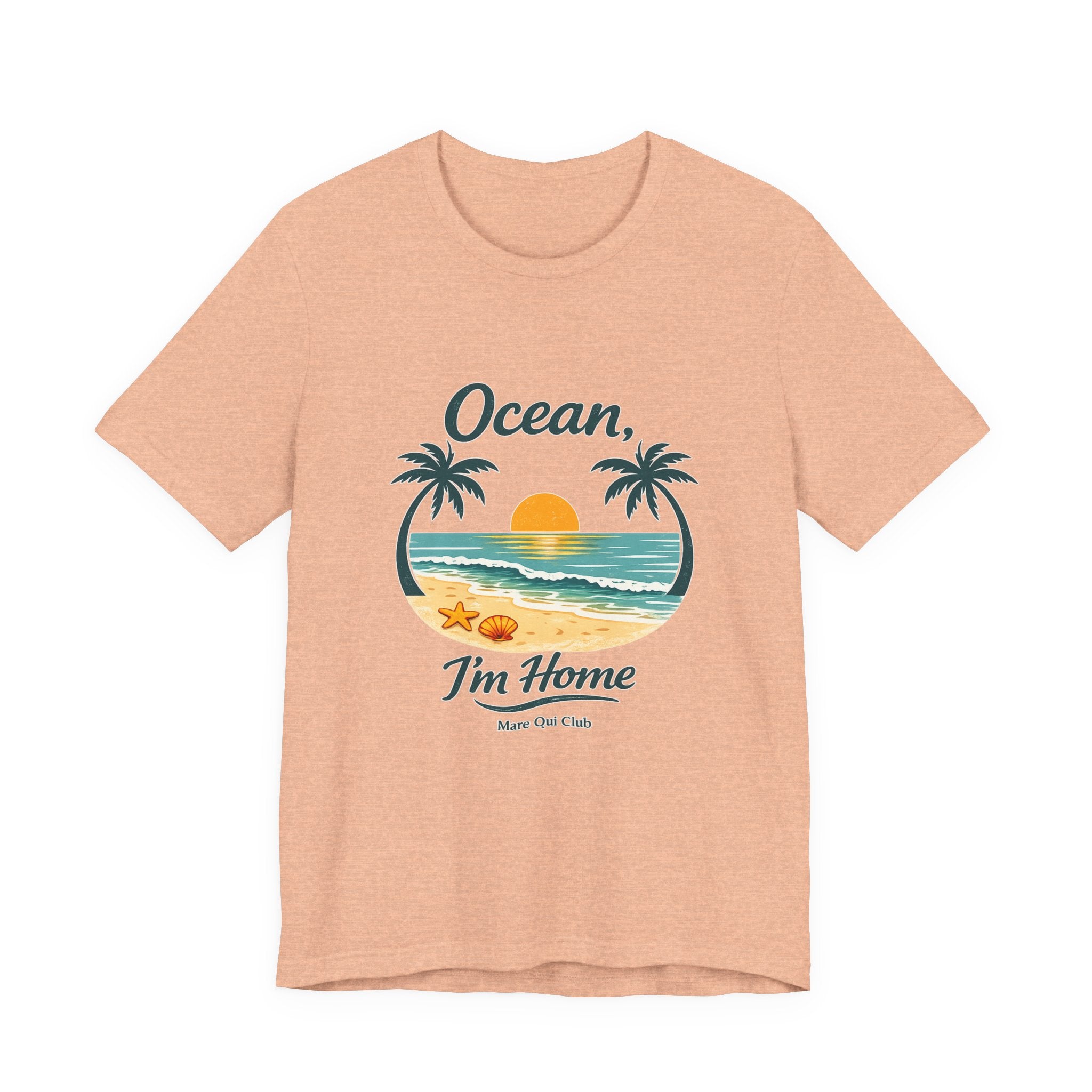 Ocean, I’m Home Vintage Beach Graphic T-Shirt MARE QUI CLUB