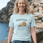 POSITANO: Your Body Left. Your Soul Didn't. T-Shirt beach graphic tee Marequi Club