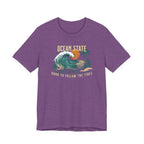 Ocean State T-Shirt - Born to Follow the Tides beach graphic tee Marequi Club