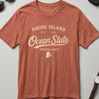 Rhode Island Heritage - Ocean State T-Shirt beach graphic tee Marequi Club
