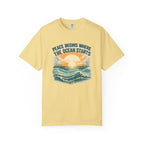 Ocean sunset t-shirt butter Mare Qui Club