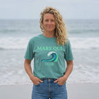 MARE QUI CLUB Wave Logo T-Shirt